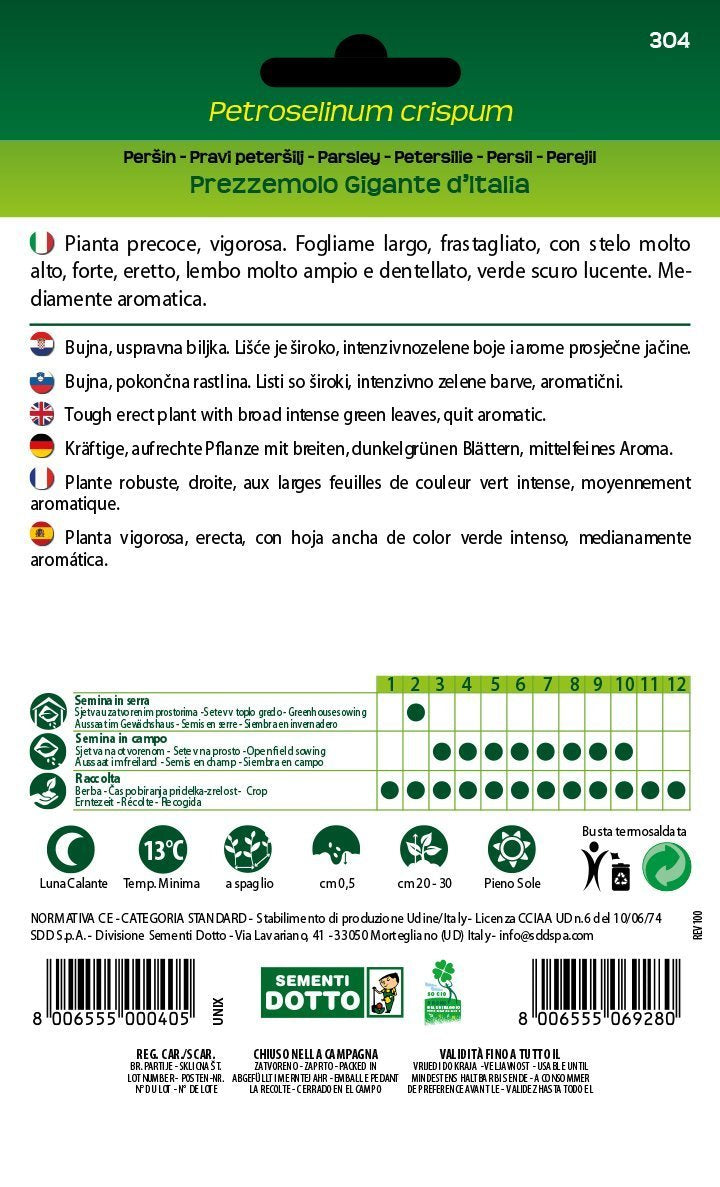 Prezzemolo Gigante d'Italia