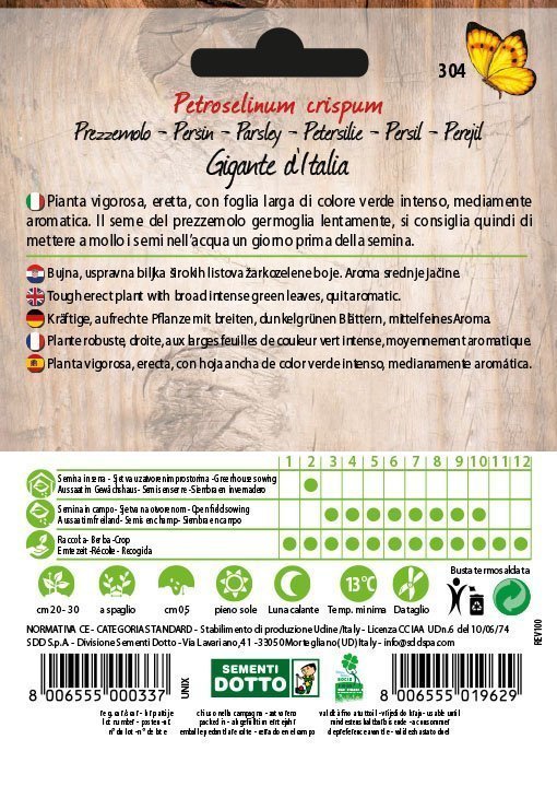 Prezzemolo Gigante d'italia - Giardango