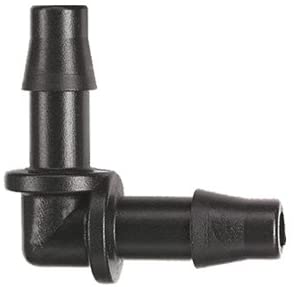 Raccordo a Gomito per Tubo 4 mm busta da 10 pz