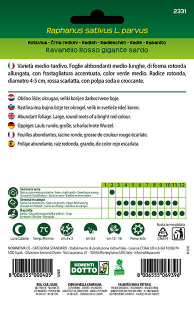 Ravanello Rosso Gigante Sardo