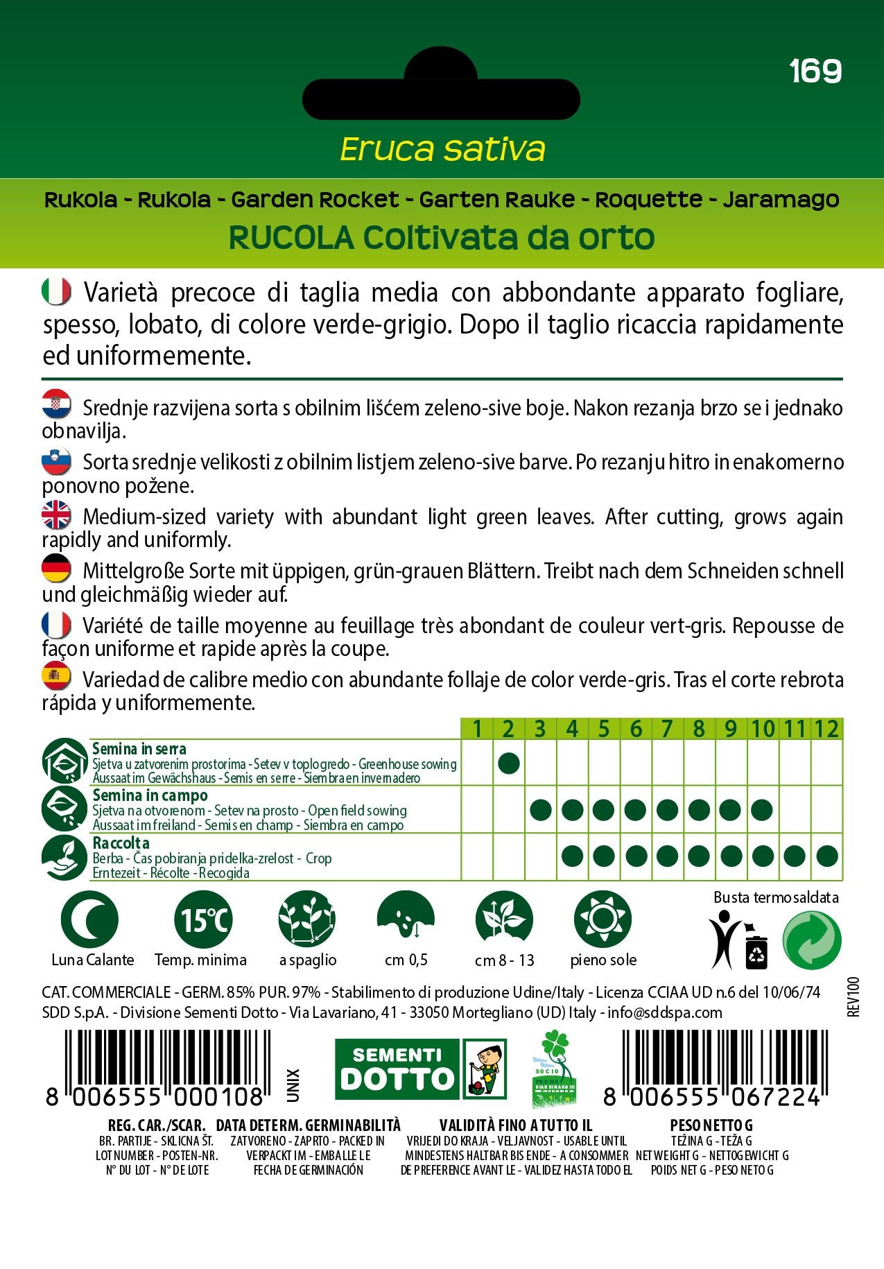 Rucola Coltivata da Orto
