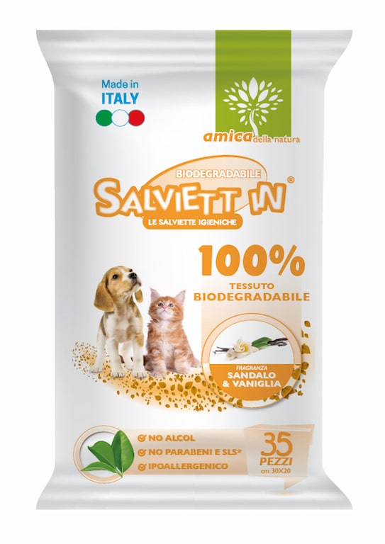 Salviettine Igienizzanti per Cani e Gatti