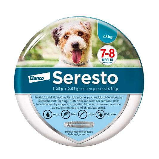 Seresto Collare per cani fino a 8kg - Giardango