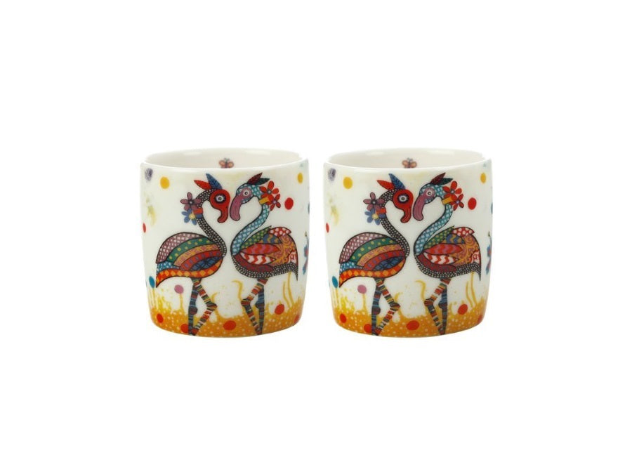 Set 2 Bicchierini da Caffè Smile Style Flamb 100 ml - Giardango