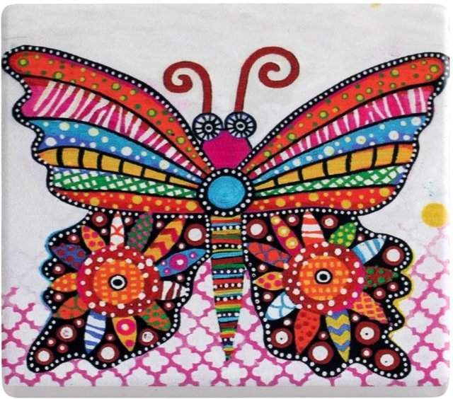 Sottobicchiere Smile Style Flutter 9 cm - Giardango