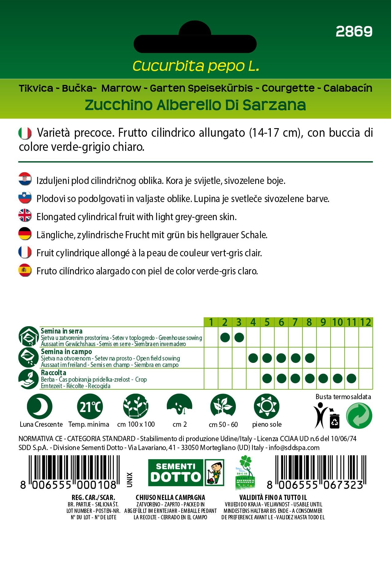 Zucchino Alberello di Sarzana