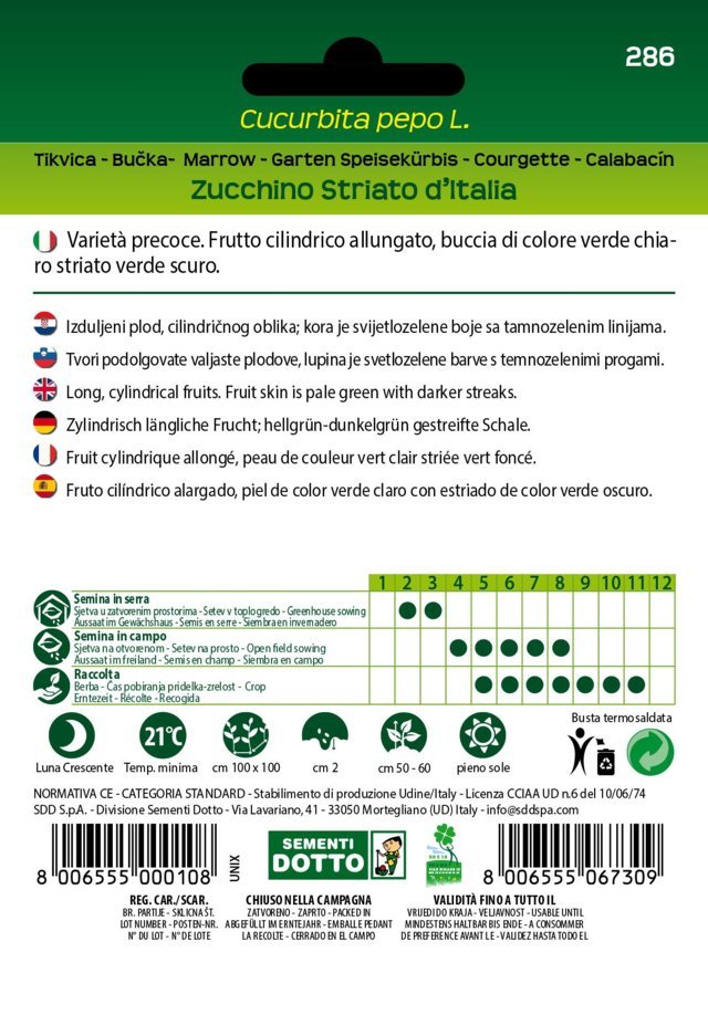 Zucchino Striato d'Italia