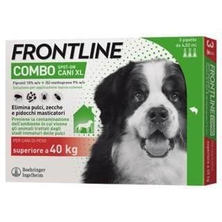 Frontline Combo Spot On 40 kg-60 kg Cane 3 Pipette - Giardango