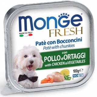 Monge Fresh Patè e Bocconcini con Pollo e Ortaggi 100 g - Giardango