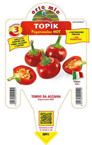 Peperoncino Tondo da acciuga - Giardango