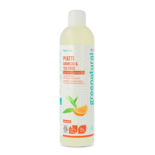 Detersivo per Piatti Arancio & Tea Tree 500 ml - Giardango