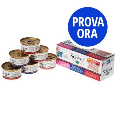 Schesir Multipack Adult Tre Gusti 6x85 g - Giardango