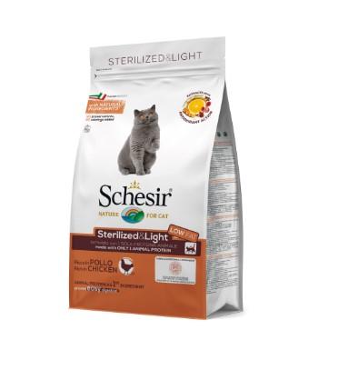 Schesir Sterilised e Light Adult con Pollo 1,5 kg - Giardango