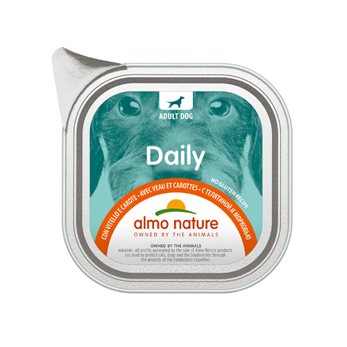 Almo Nature Daily con Vitello e Carote