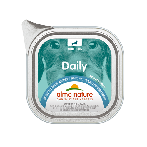 Almo Nature Daily con Merluzzo e Fagiolini