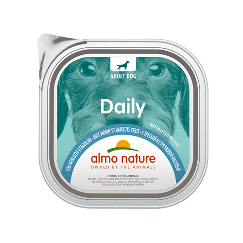 Almo Nature Daily con Merluzzo e Fagiolini