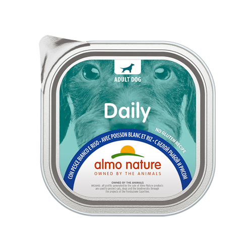 Almo Nature Daily con Pesce Bianco e Riso