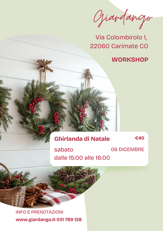 Workshop Ghirlanda di Natale