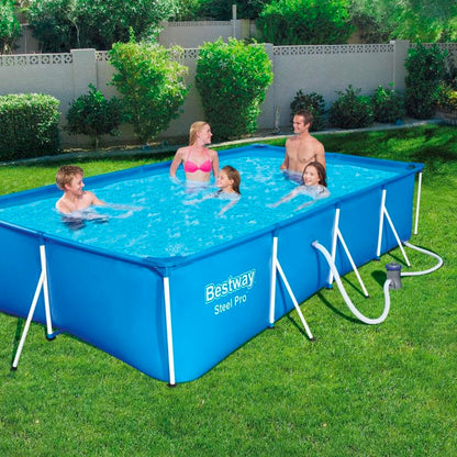 Piscina rettangolare Steel Pro 400 x 211 x 81 cm