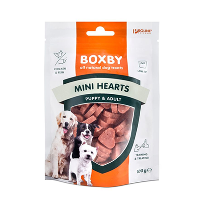 Boxby Mini Hearts Snacks 100 g