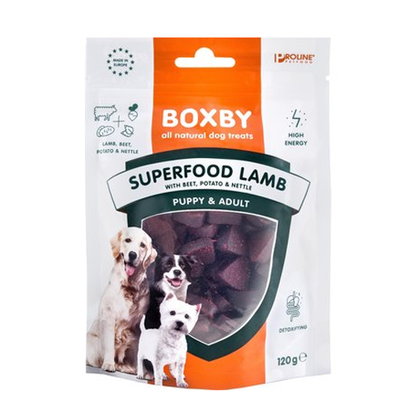 Boxby Superfood Lamb con Agnello, Barbabietola e Ortica 120 g