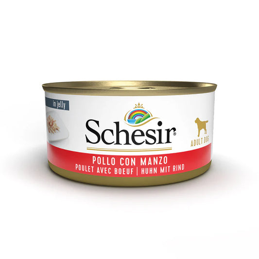 Schesir Filetti di Pollo con Manzo in gelatina