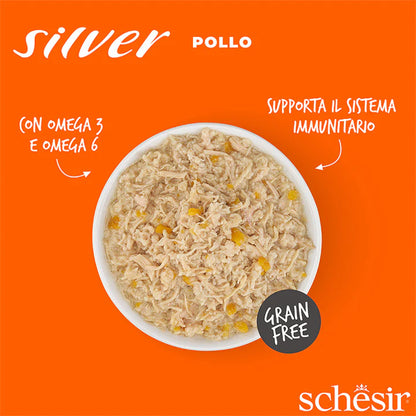 Schesir Silver Filetti di pollo in brodo 70g