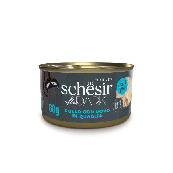 Schesir After Dark Pollo con uovo di quaglia in paté 80g