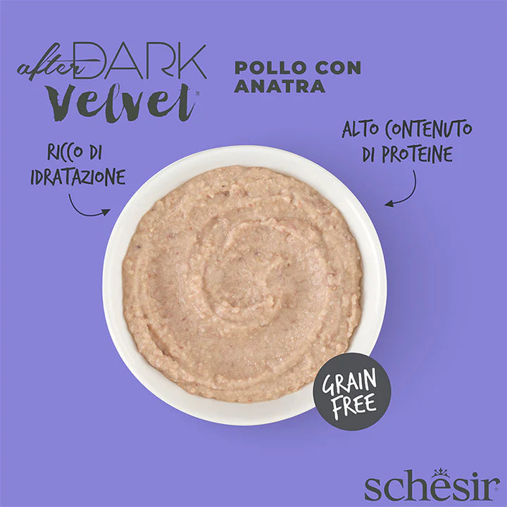 Schesir After Dark Pollo con anatra in mousse 80g