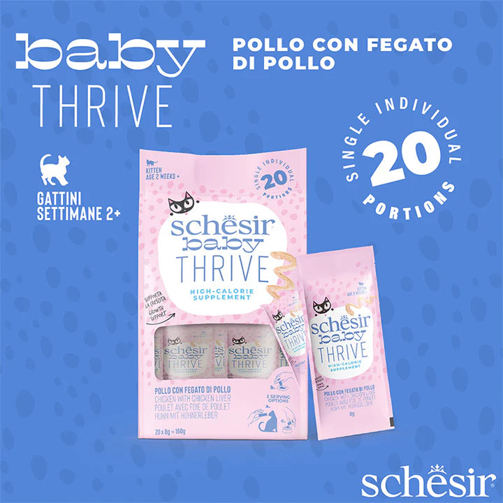 Schesir Baby Pollo con fegato di pollo in crema 20x8g