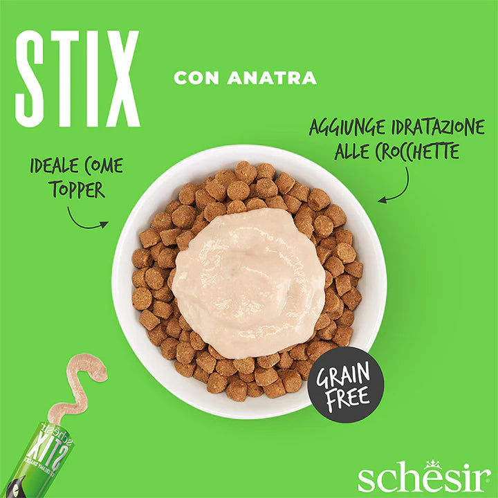 Schesir Stix Snack in crema anatra 90g