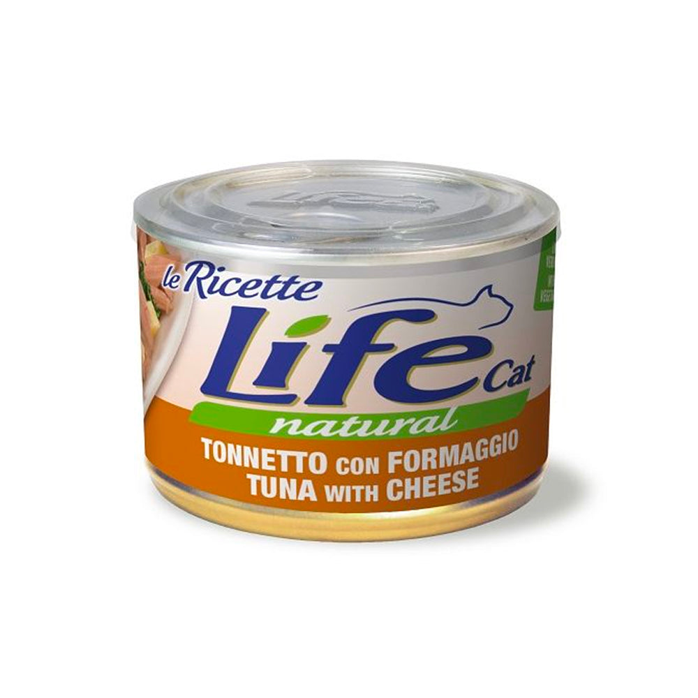 Life Cat Natural Tonno con Formaggio e Spinaci 150 g