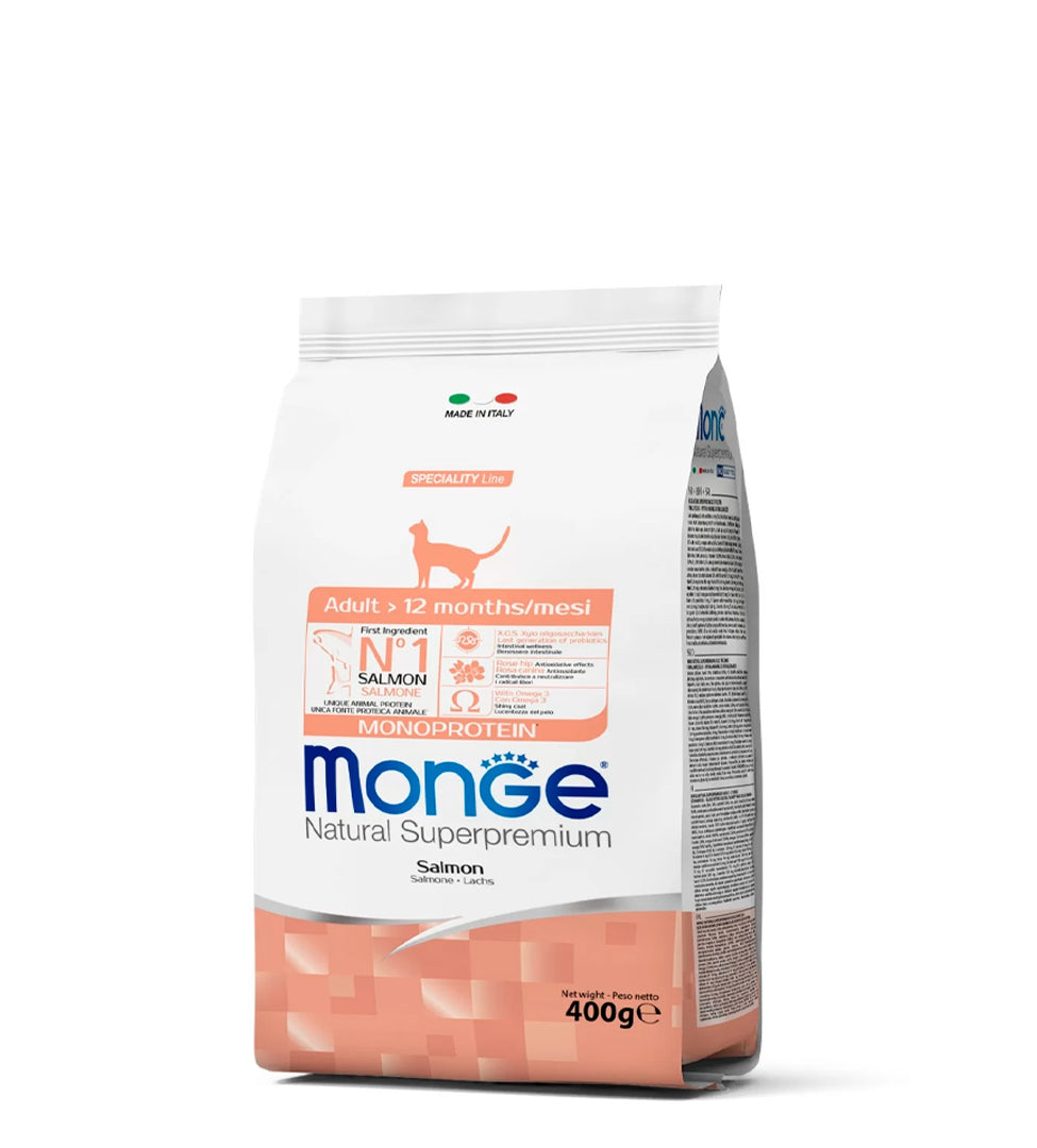 Monge Cat Adult con salmone - Natural Superpremium - Giardango