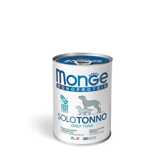 Monge Dog paté con solo tonno 400g - Monoprotein