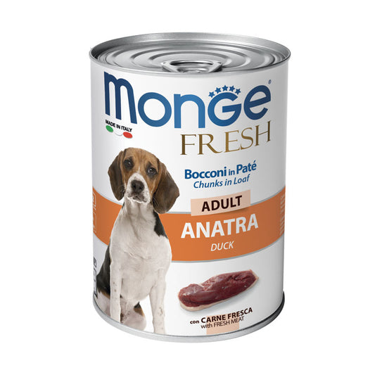 Monge Fresh Adult Bocconi in paté con Anatra