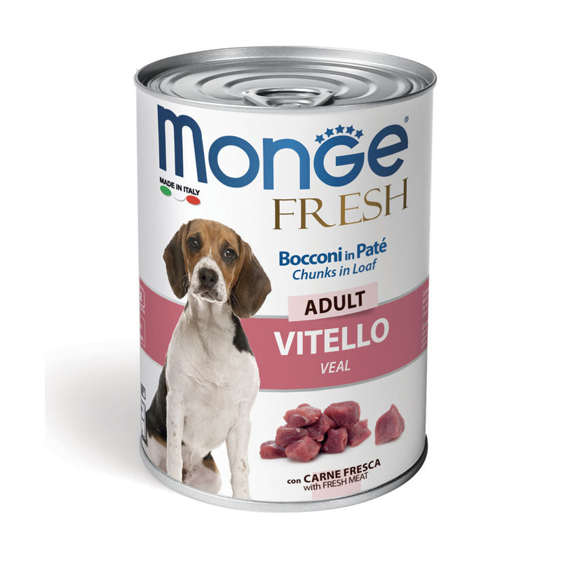 Monge Fresh Adult Bocconi in paté con Vitello