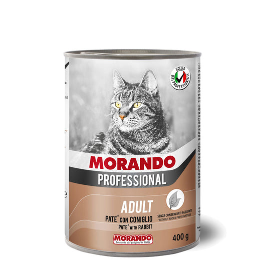 Morando Professional Cat Adult Paté con coniglio 400 g