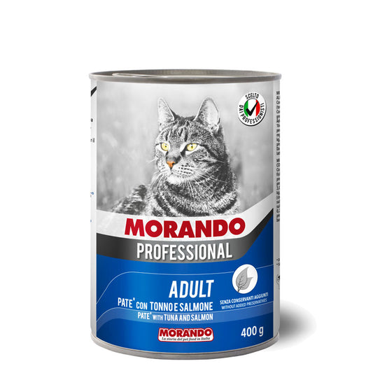 Morando Professional Cat Adult Paté con tonno e salmone 400 g