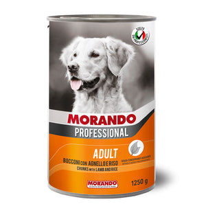 Morando Professional Dog Adult Bocconi con agnello e riso 405 g