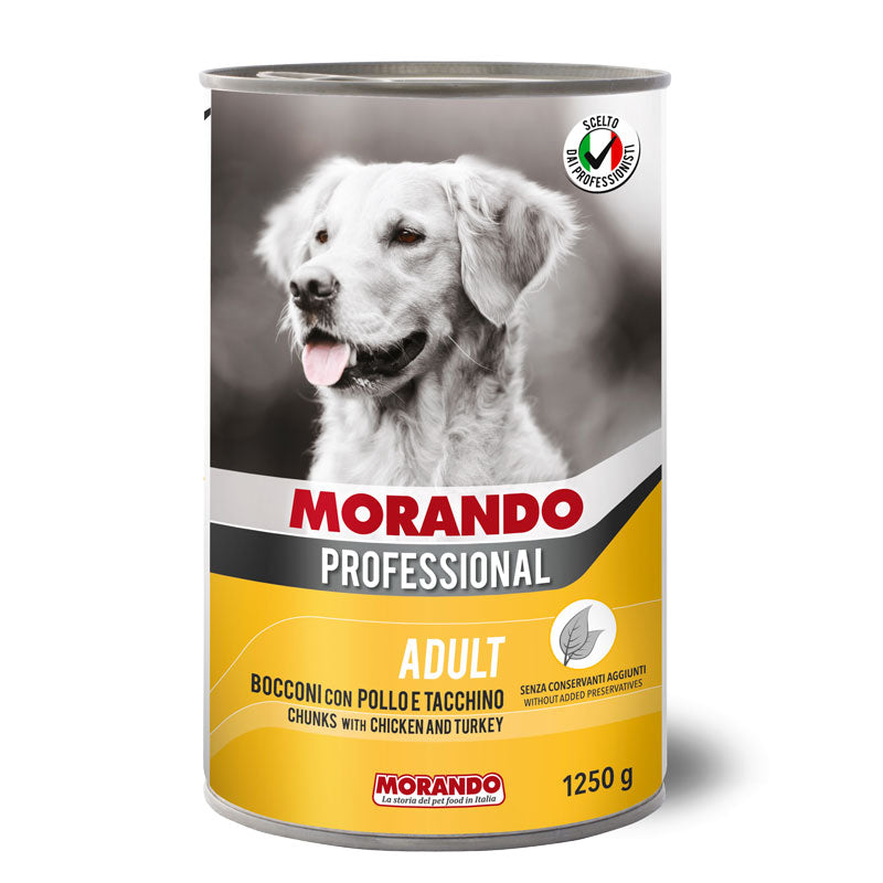 Morando Professional Dog Adult Bocconi con pollo e tacchino 405 g