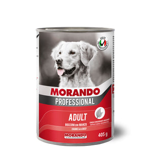 Morando Professional Dog Adult Bocconi con manzo 405 g