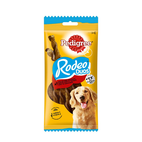 Pedigree Rodeo Duos con Manzo e Formaggio 7 pz