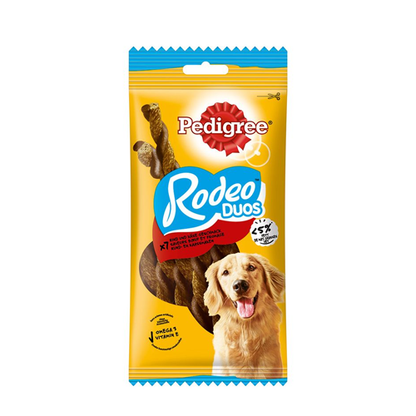 Pedigree Rodeo Duos con Manzo e Formaggio 7 pz