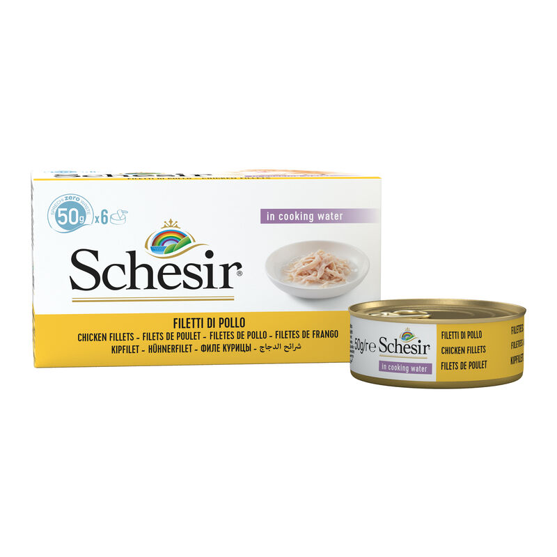 Schesir Cat Filetti di Pollo 6 x 50 g