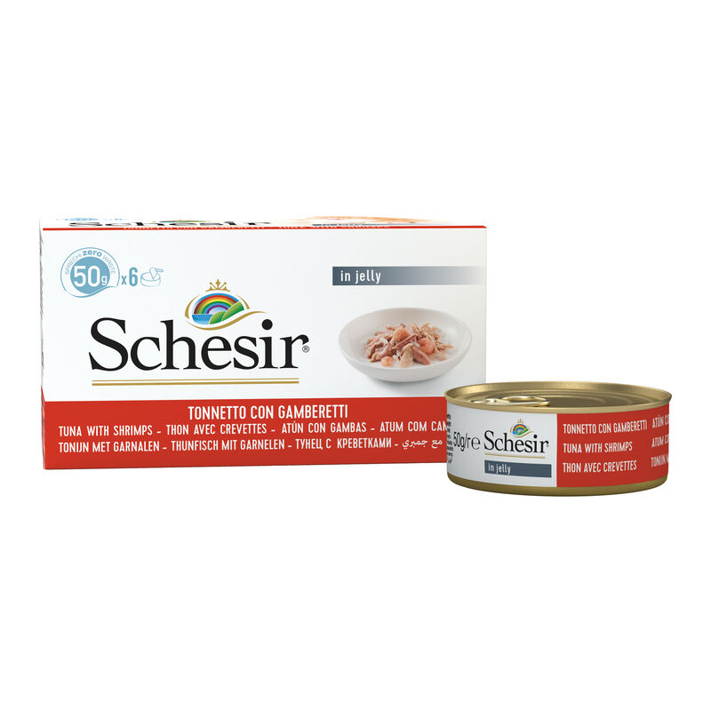 Schesir Cat Tonnetto con Gamberetti 6 x 50 g