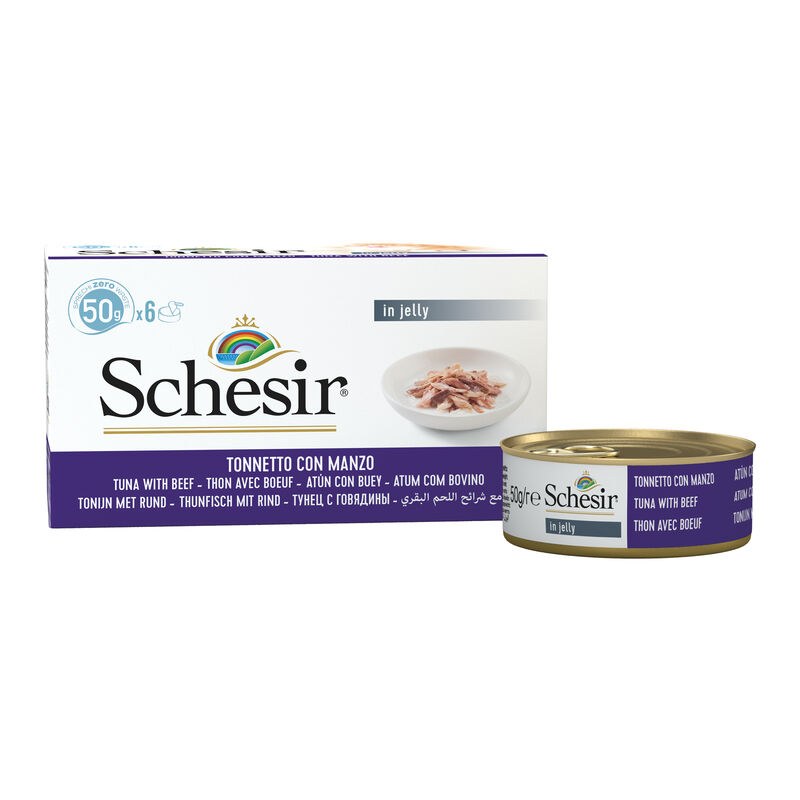 Schesir Cat Tonnetto con Manzo 6 x 50 g