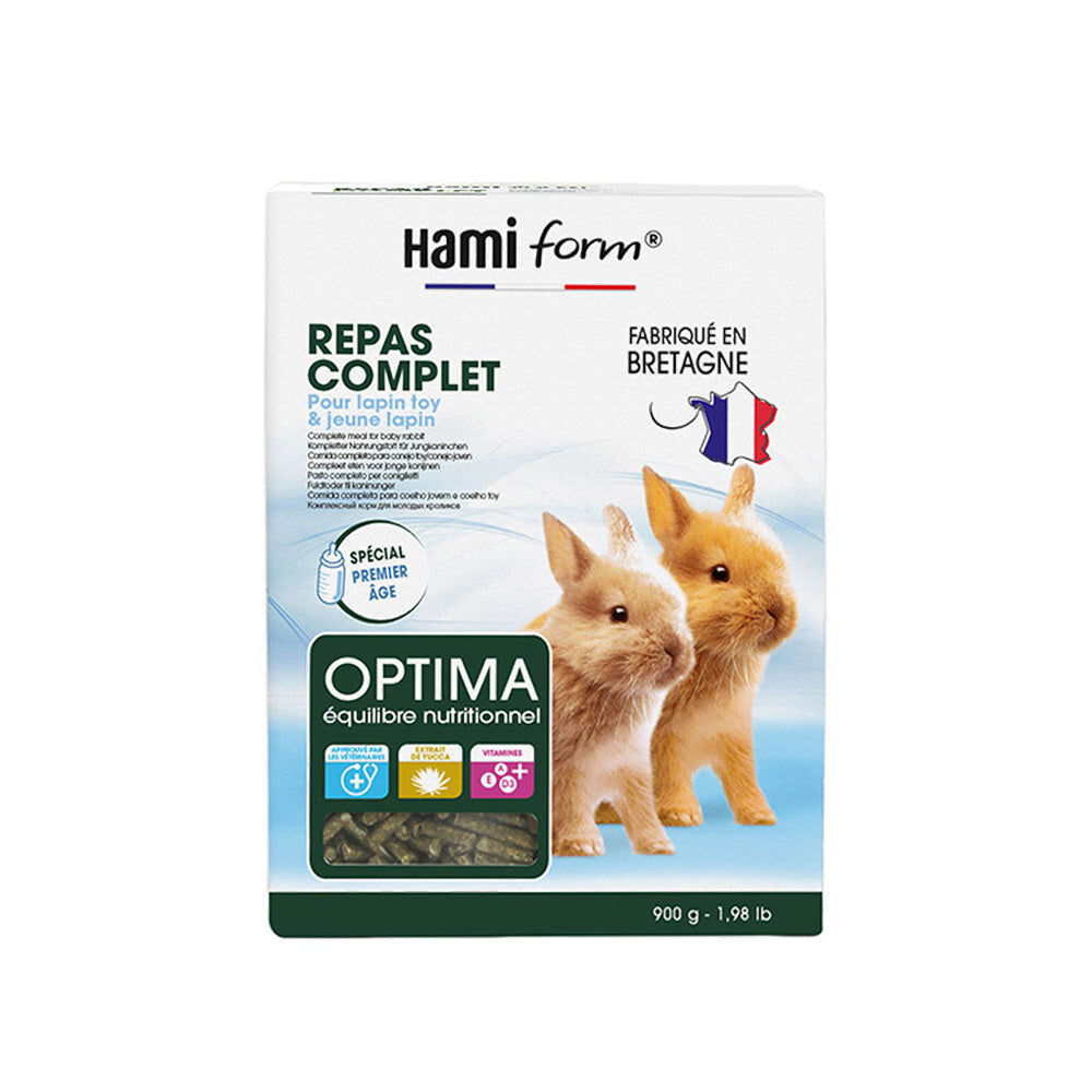 Hamiform Pasto completo per conigli cuccioli 900 g