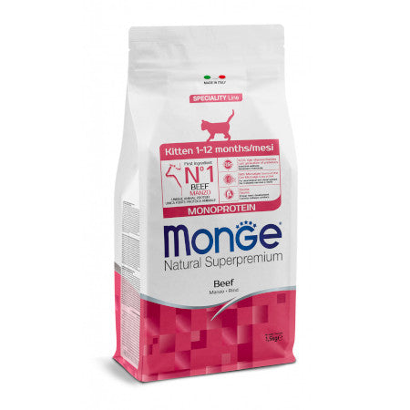 Monge Cat Kitten con manzo 1.5 kg - Natural Superpremium