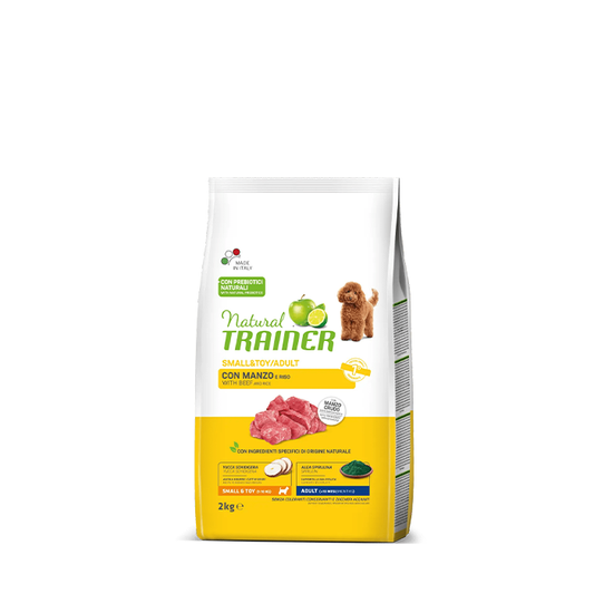 Natural Trainer Small/Toy Adult con Manzo - Giardango