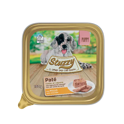 Stuzzy Paté classico per cuccioli con Pollo